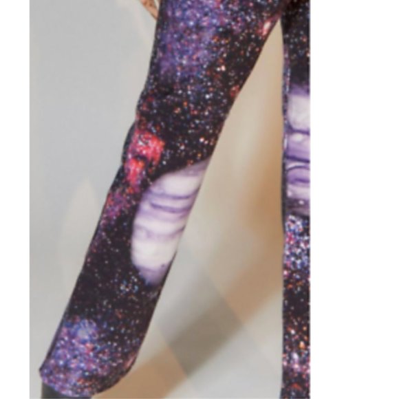 Urban Outfitters | BDG High Waisted Cowboy Jeans Space Print Straight-Leg - Picture 11 of 13